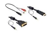 Displaykabel - DeLOCK video / audio cable kit - 84455