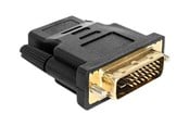 Displaykabel - DeLOCK Adapter DVI 24+1 pin male > HDMI female - video adapter - 65466
