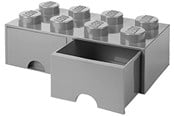 Barnrummet - LEGO Brick Drawer 8 - Stone Grey - 40061740