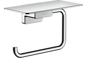 Badrumstillbehör - Hansgrohe addstoris roll holder with shelf chrome - 41772000