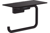 Badrumstillbehör - Hansgrohe addstoris roll holder with shelf matt black - 41772670