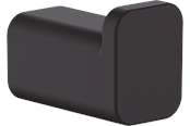 Badrumstillbehör - Hansgrohe addstoris single hook matt black - 41742670