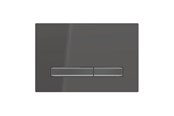 Toaletter, säten, bidé och reservdelar - Geberit sigma50 actuator plate 246 x 164 x 14 mm deep black/black chrome - 115.671.DW.2