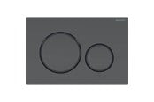 Toaletter, säten, bidé och reservdelar - Geberit sigma20 actuator plate 246 x 164 x 12 mm dull black/black easy-to-clean-coated - 115.882.16.1