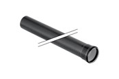 Dräneringsprodukter - Geberit silent afløbsrør 110x250mm 1mf sort pp - 390.501.14.1