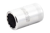 Verktyg - BAHCO 1/2 square drive sockets with metric bi-hex profile 19 mm - 7800DM-19