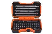Borr & Bits - BAHCO Bacho bits 1/4 54 pieces lige-ph-pz-tx-tx with hole-hex - 59/S54BC-IP