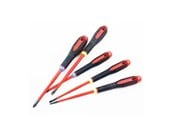 Handverktyg - BAHCO 9882sl insulated slotted screwdrivers 5 pcs 1000v - slimblade be-9882sl pz/lk - BE-9882SL