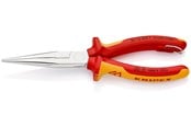 Verktyg för elarbeten - KNIPEX Tänger med flata, runda käftar och skär, (Typ storknäbb) - 26 16 200 T