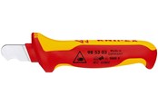 Verktyg för elarbeten - KNIPEX Avmantlingskniv, med glidsko - 98 53 03