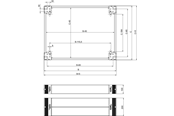 Switchboxar och skåp - Schneider Electric 4 plinth side panels 200x400 - NSYSPS4100