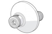 Dusch och monteringstillbehör - Oras Ex-connector with flange - 204110X/2