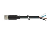 Sensorteknik - Murrelektronik M8 female 0° with cable pvc 4x0.25 bk ul/csa 5m 7000-08061-6110500 - 7000-08061-6110500