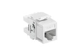 Koppar kablage - Leviton Extreme cat 6 utp jack 110-style - white - 61110-RW6