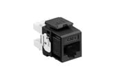 Koppar kablage - Leviton Extreme cat 6 utp jack 110-style - black - 61110-RE6