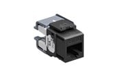 Koppar kablage - Leviton Extreme cat 6a utp jack 110-style - black - 6110G-RE6