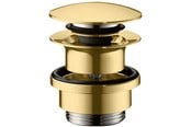 Reservdelar & tillbehör - Hansgrohe waste set brass push-open for basin and bidet mixers polished gold-optic - 50100990