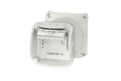 Anslutande utrustning - Hensel Kf0606g 130x130mm grey m20-32 5x2.5-6mm2 - KF0606G