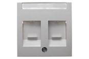 Switch-enheter - Berker Centre plate with 2 dust protection p white - 11811909