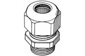 Anslutande utrustning - Wexøe Cable gland hsk-k pg21 13-18mm ip68 blue 1209210214 - 1209210214