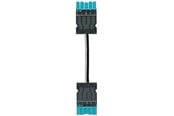 Kablar och ledningar - Wieland Gst18i5 cable male/female hf cpr: eca 1.5mm2 blue l=5m - 92.257.5060.9