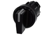 Tryckknappar och signalenheter - Siemens Illuminable selector switch 22 mm round plastic black - 3SU1002-2BM10-0AA0