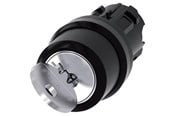 Tryckknappar och signalenheter - Siemens Ronis key-operated switch 22 mm round plastic lock - 3SU1000-4BF01-0AA0