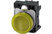 Tryckknappar och signalenheter - Siemens Indicator lights 22 mm round plastic yellow - 3SU1102-6AA30-1AA0