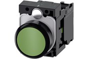 Tryckknappar och signalenheter - Siemens Pushbutton green - 3SU1100-0AB40-1BA0