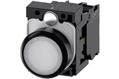 Tryckknappar och signalenheter - Siemens Illuminated pushbutton white - 3SU1102-0AB60-1BA0