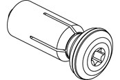 Switchboxar och skåp - Cubic Cover screw w/washer - 3050-3800
