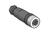 Sensorteknik - TELEMECANIQUE SENSORS Plug m12 5 pol female straight metal - XZCC12FDM50B
