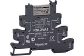 Komponenter för switchboxar och skåp - Schneider Electric Interface relay complete with socket with screw terminals 6a 1c/o 24v ac/dc supply - RSL1PVBU