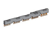 Komponenter för switchboxar och skåp - Schneider Electric Busbar - GV2G454