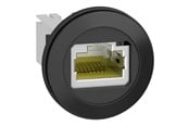 Tryckknappar och signalenheter - Schneider Electric Rj45 port for ø22 mm mounting for ethernet female/female connector on both sides - XB5PRJ45