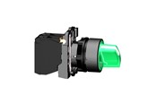 Tryckknappar och signalenheter - Schneider Electric Harmony rotary switch complete with led and 2 fixed positions in green 230-240vac 1xno + 1xnc xb5ak123m5 - XB5AK123M5