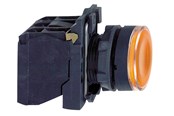 Tryckknappar och signalenheter - Schneider Electric Harmony lamp print complete with led and flat printing surface with spring return in orange color 24vac / dc supply 1xno + 1xnc xb5aw35b5 - XB5AW35B5