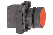 Tryckknappar och signalenheter - Schneider Electric Harmony push button complete with spring return and flat touch surface in red color 1xnc xb5aa42 - XB5AA42