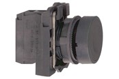 Tryckknappar och signalenheter - Schneider Electric Harmony push button complete with spring return and flat touch surface in black color 1xno xb5aa21 - XB5AA21