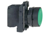 Tryckknappar och signalenheter - Schneider Electric Harmony push button complete with spring return and flat touch surface in green color 1xno xb5aa31 - XB5AA31
