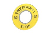 Tryckknappar och signalenheter - Schneider Electric 3d estop legend plate english - ZBY9320