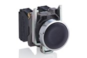 Tryckknappar och signalenheter - Schneider Electric Harmony push button complete with spring return and flat touch surface in black color 1xno xb4ba21 - XB4BA21