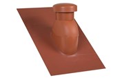 Tak och fasad - SABETOFLEX roof hood 5-45° ø160 red pib - UN331600545