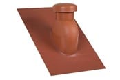 Tak och fasad - Easy Flex Roofing Sabetoflex roof hood 5-45° ø125 red pib - UN331250545