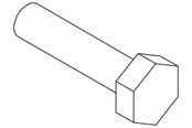 Switchboxar och skåp - Cubic Hex cap screw fully threaded - 2009-1030