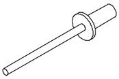 Switchboxar och skåp - Cubic Tubular rivet countersunk - 2055-0400
