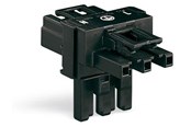 Kablar och ledningar - Winsta T-joint dist conn 3-pole black - 770-615
