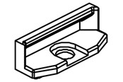 Switchboxar och skåp - Cubic Closing clamp - 1180-0001