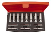 Verktyg - BAHCO socket set 3/8 lang 14 pieces 6-19mm - S1214L