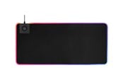 Musmattor och tillbehör - Deltaco GAMING XL RGB-Musmatta med integrerad Qi-Trådlös Laddning - GAM-092